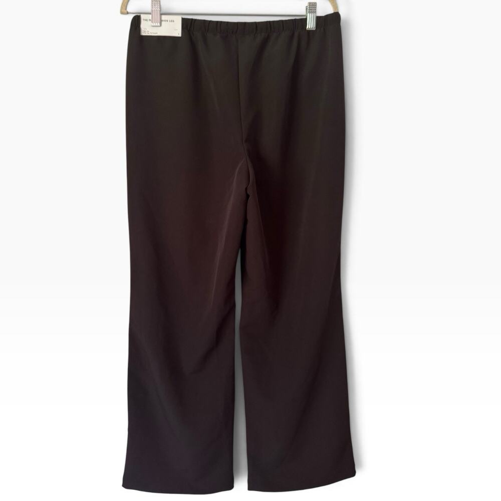 NWT Ann Taylor The Pull On Wide Leg Pants Black Size Small - Picture 3 of 7